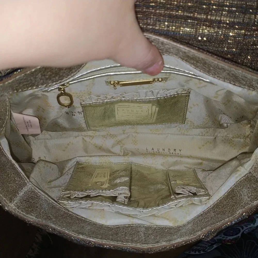 Laundry by Shelli Segal Tweed Bag - Picture 8 of 15